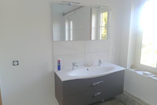Réalisation salle de bain de 12 m2 à Manerbe prés de Lisieux
