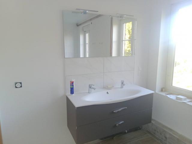 Réalisation salle de bain de 12 m2 à Manerbe prés de Lisieux